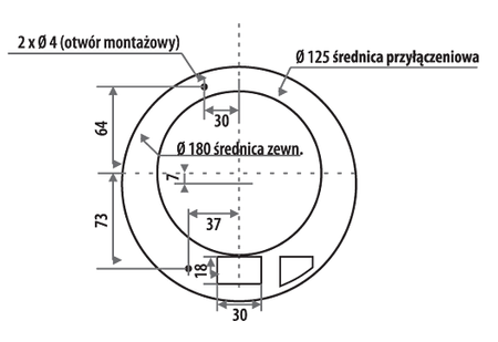 Kratka wentylacyjna higrosterowana ALIZE HYGRO