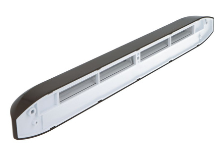 ISOLA HY 3F, nawiewnik okienny higrosterowany, akustyczny, ciemny brąz