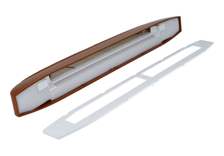 Automatyczny nawiewnik ciśnieniowy, akustyczny ISOLA 2.30, złoty dąb (RAL8003)