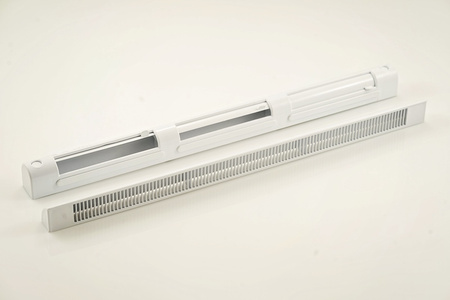 VT501, nawiewnik okienny z manualną regulacja, biały dwustronnie