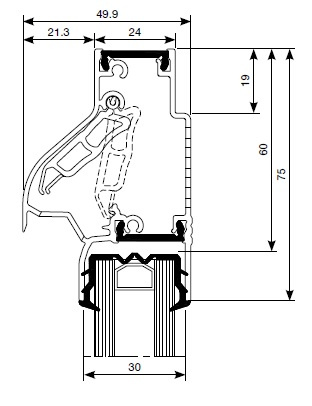 TC60, nawiewnik naszybowy - kompletny