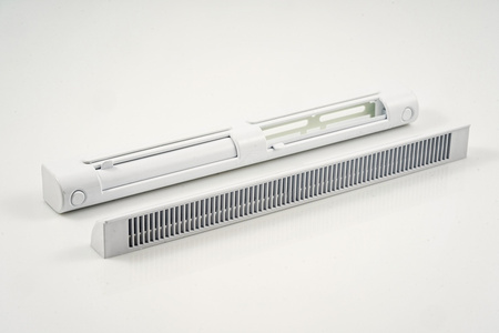 Nawiewnik okienny z automatyczną regulacją, typ VT201