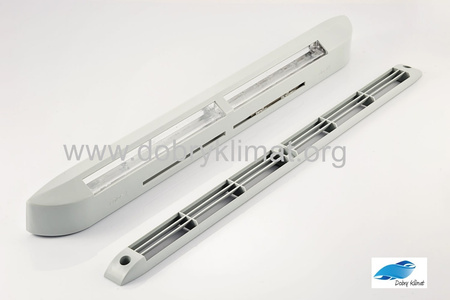 Automatyczny nawiewnik ciśnieniowy, akustyczny ISOLA 2.45 z komorą tłumiącą RA