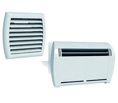 Nawiewnik ścienny ANJOS EM HY 125, tłumienie akustyczne 40 dB