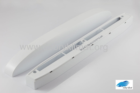 Automatyczny nawiewnik ciśnieniowy, akustyczny ISOLA 2.22 z komorą tłumiącą RA, biały (RAL9010)