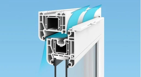 AIR BOX ECO nawiewnik okienny antysmogowy do samodzielnego montażu - biały/brąz